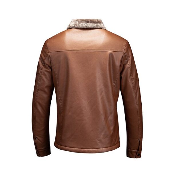 Fur Leather Jacket - Image 2